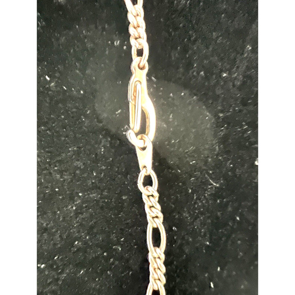 Vintage Red Enamel Floral Faux Pearls Silver Necklace & Pendant STUNNING DETAIL - Picture 3 of 3